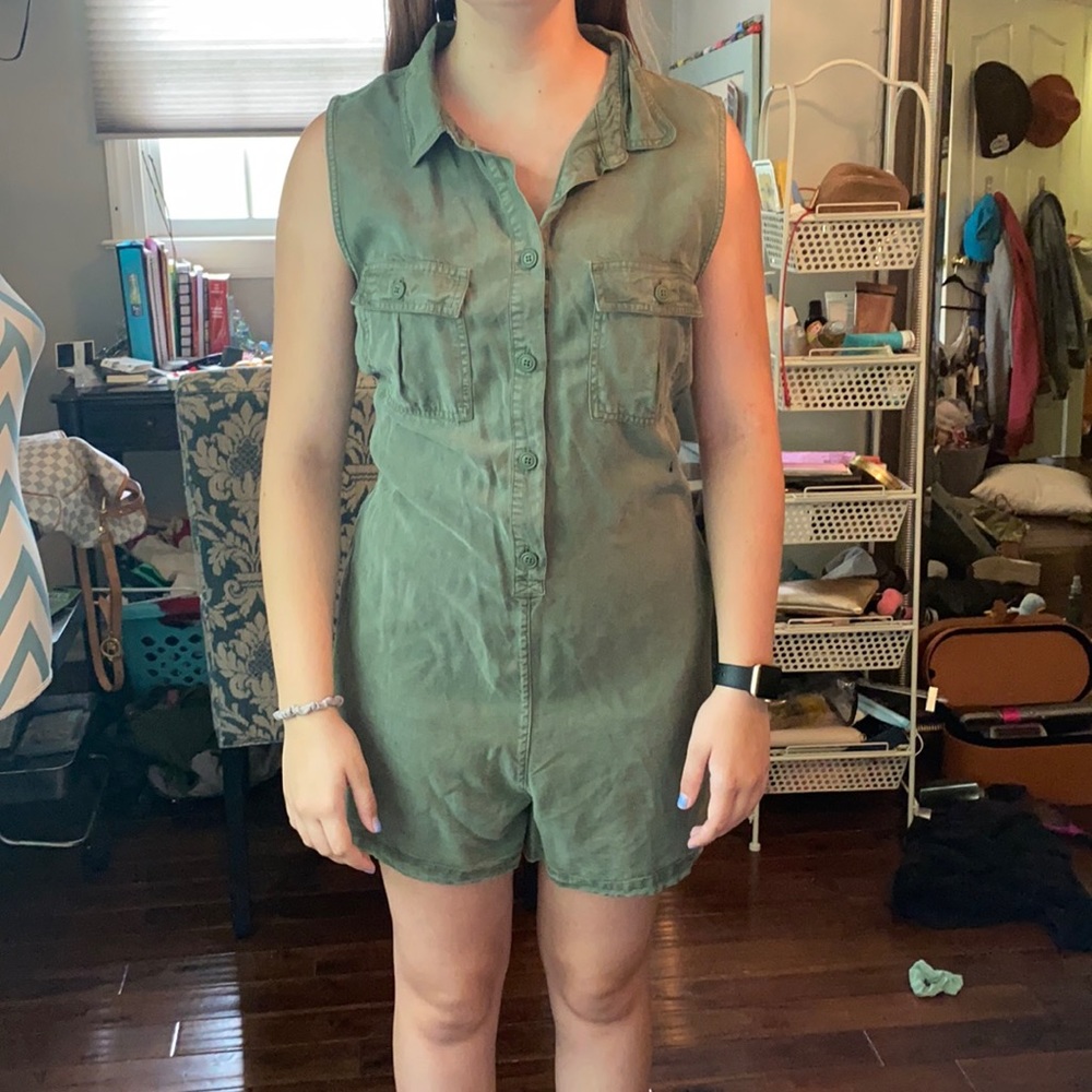 NWT Aerie Army Green Romper